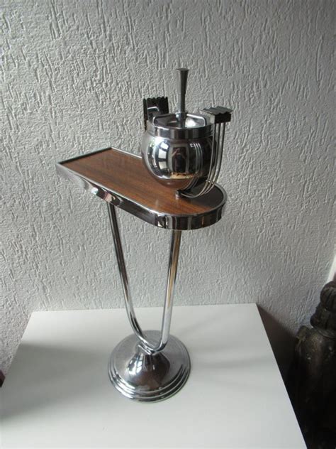 Art Deco Chrome Smoking Table Catawiki