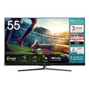 Hisense 55U8QF 55 Zoll 4K/UHD QLED Smart TV für nur 699€ (statt 847 ...