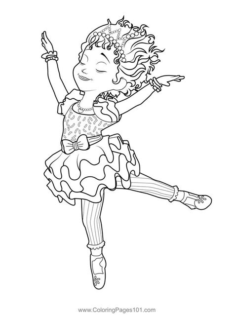 Ballerina Nancy Fancy Nancy Clancy Coloring Page Fancy Nancy Clancy