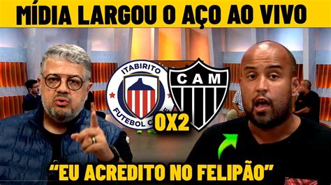 COMENTARISTAS MANDARAM A REAL SOBRE O GALO ATLÉTICO MG 2X0 ITABIRITO