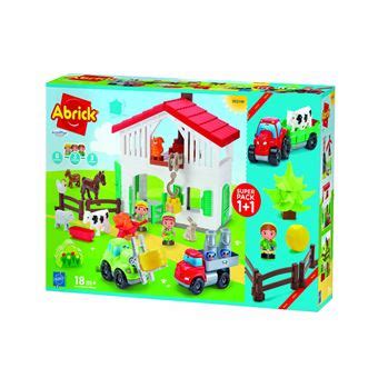 Ecoiffier Super Pack Ferme Et Tracteur Multicolore Autres Jeux De