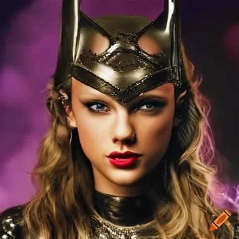 Taylor Swift As Golden Catwoman On Craiyon