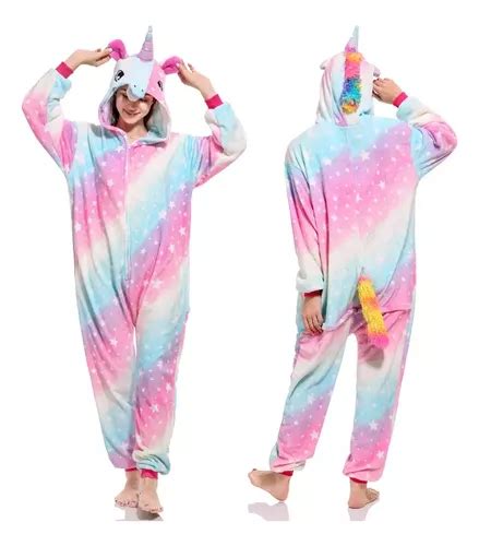 Pijama Disfraz Enterizo De Unicornio Adulto Cuotas sin interés