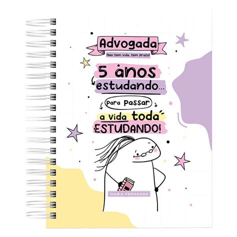 Planner Permanente Advogada Flork Maisdimari Papelaria Personalizada