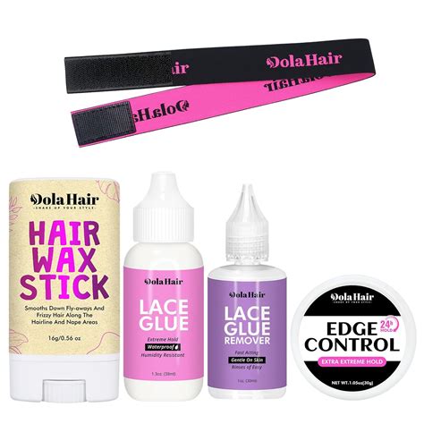 Dolahair Lace Wig Glue Lace Front Glue For Wigs Waterproof Super Hold Wig Kit Hair Replacement