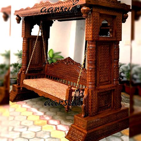 Wooden Swing Jhula Trending Design For Home Aarsun