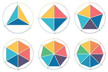 Triangle, Square, Pentagon, Hexagon, Heptagon, Octagon For Infographics ...