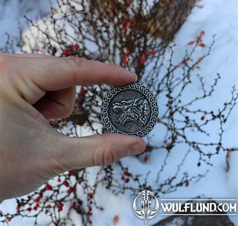 Slavic Wolf Pendant Zinc Drakkaria Slavic Amulets Amulets And