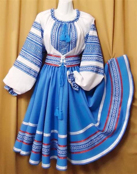 Central Ukraine Costume Ukrainian Dress Ukrainian Clothing Ukraine