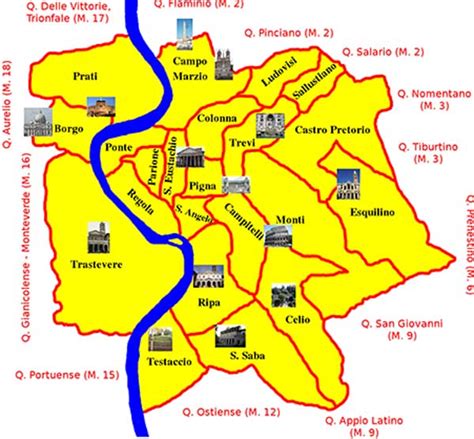 Quartieri Di Roma Mappa E Lista Cosa Fare A Roma