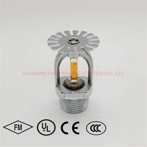 57 Degrees Orange Color Glass Bulb Pendent Fire Sprinkler China Fire