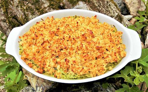 Recette de CRUMBLE COURGETTES AU CHEVRE EPICé