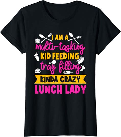 Lunch Lady Cafeteria School Food Service Crew Kitchen Staff T Shirt