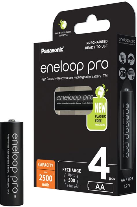 Panasonic Batterie Eneloop Pro Aa Mignon Mah Pack De Foto Erhardt