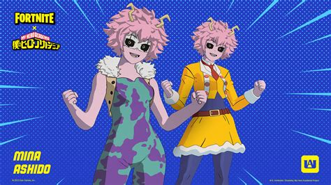 Fortnite Mina Ashido Skin Characters Skins Outfits on ᑕ ᑐnite site