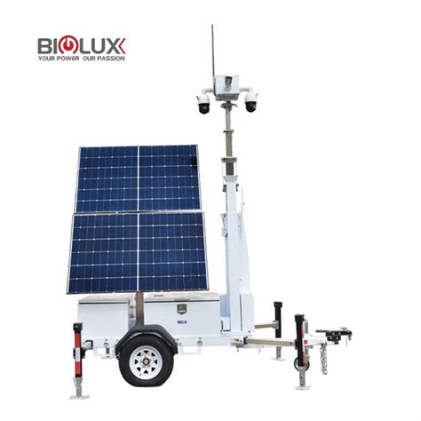 Mobile CCTV Trailer Solar Surveillance Trailer The Ultimate Solution ...