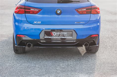 Dyfuzor Tylnego Zderzaka ABS BMW X2 F39 M Pack MAPET TUNING