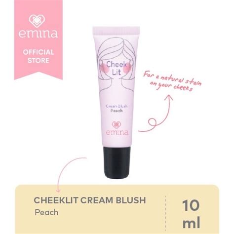 Pl Emina Cheek Lit Cream Blush 10 Ml Shopee Malaysia