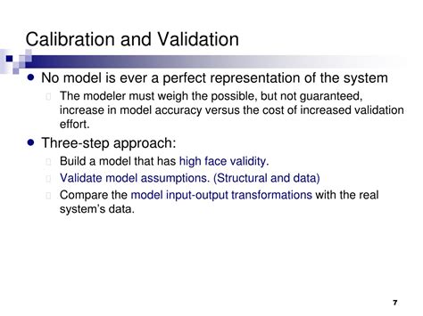 Ppt Chapter 10 Verification And Validation Of Simulation Models