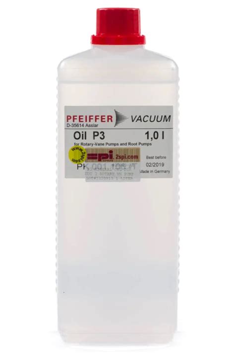 Вакуумное масло Pfeiffer Vacuum P3 1L | лучшие цены ☆ доставка по РФ