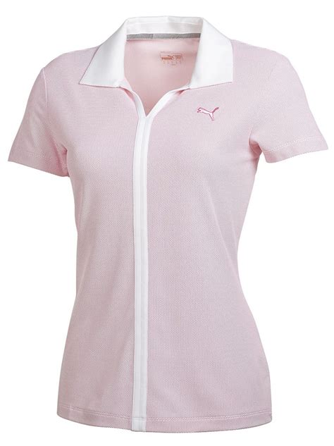 Puma Ladies V Neck Polo Shirt Golfonline