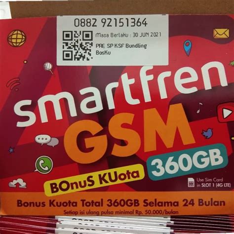 Jual Kartu Perdana Smartfren Segel Murah Shopee Indonesia