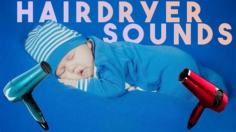 8 Hours Relaxing Hair Dryer Sounds For Putting Baby To Sleep White