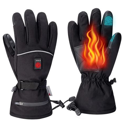 Guantes Calefactables Recargables Niveles De Temperatura Pantalla