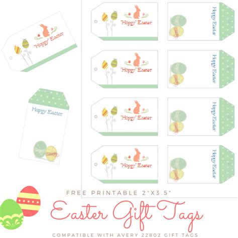 Easter Gift Tag Free Printable