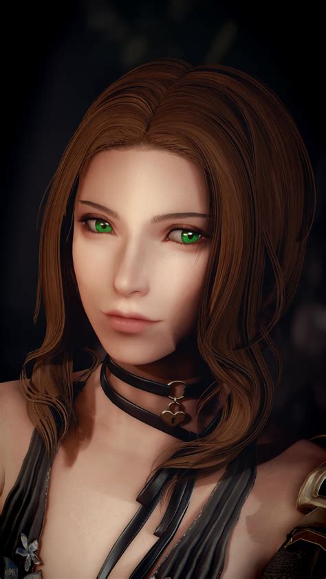 Aerith HPH Final Fantasy Breton Preset At Skyrim Special Edition