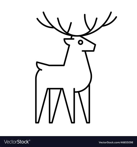 Deer logo Royalty Free Vector Image - VectorStock