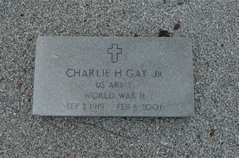 Charles Horace Charlie Gay Jr 1919 2001 Mémorial Find a Grave
