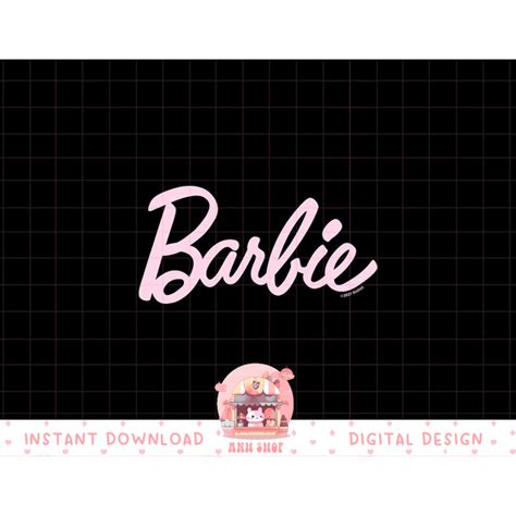 Barbie - Light Pink Barbie Logo png, sublimation copy - Inspire Uplift