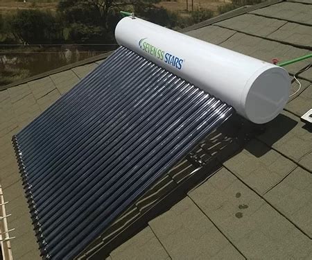 Litres Pressurized Solar Water Heater Seven Ss Stars