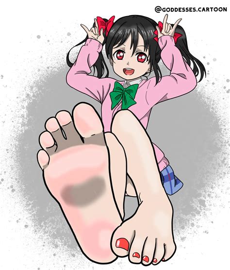 Nico Yazawa's feet (LOVE LIVE) by GoddessesCartoon on DeviantArt