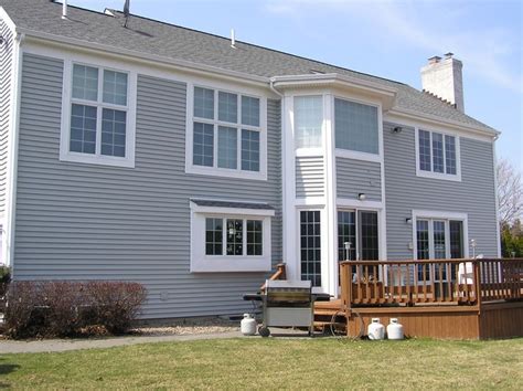 Northport Siding Platinum Gray Clapboard With New Windows And Pewter