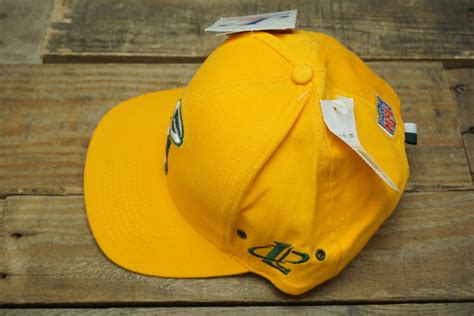 NFL Green Bay Packers Logo Athletic Hat with Tags - Vintage Snapback ...