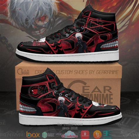 HOT Ken Kaneki Kagune Tokyo Ghoul Anime Air Jordan High Top Sneakers