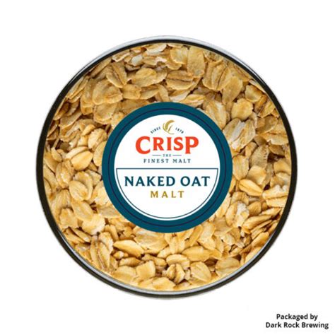 Crisp Crushed Naked Oat Malt Dark Rock Brewing