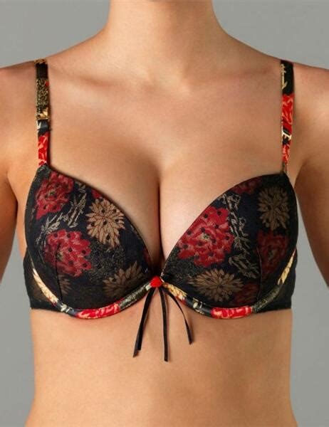 3160 Ultimo Orient Padded Plunge Bra Red 3160822 Red Belle Uk