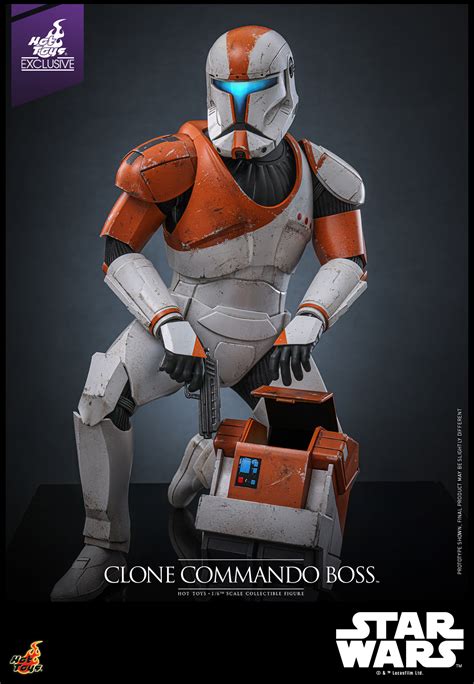 Hot Toys TMS151 Star Wars The Clone Wars Clone Commando Boss Hot Toys Exclusive AcareToys