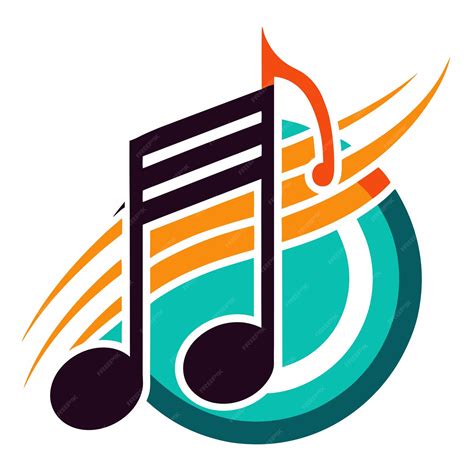 Contemporary Music Note Vector Logo Design for Modern Audio and