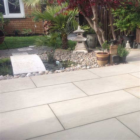 Ivory Sandstone Paving Sample Free Samples Nustone