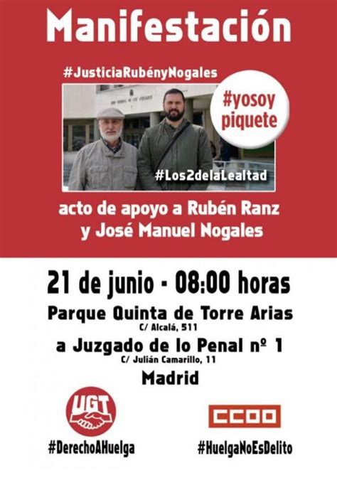 CCOO Industria Madrid On Twitter Hoy Nos Manifestamos Con