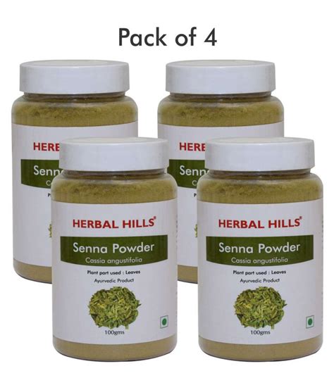 Herbal Hills Senna Powder 100 Gms Pack Of 4 Powder 100 Gm Buy