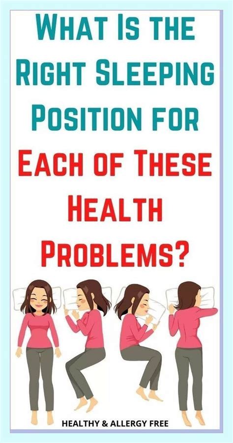 Right Sleeping Position | Health problems, Preventative health, Full ...