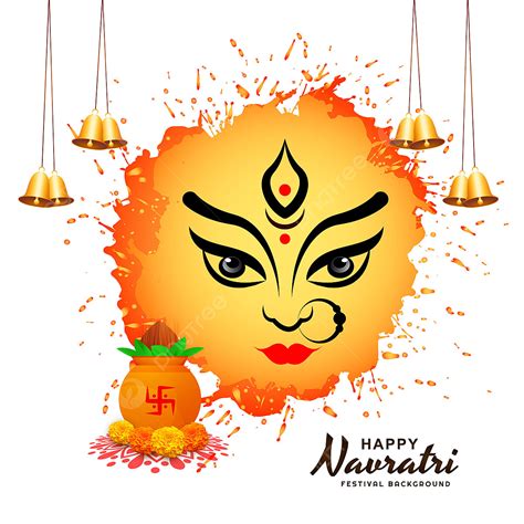 Navratri Celebration Clipart Transparent Background, Happy Navratri Celebration Card Background ...