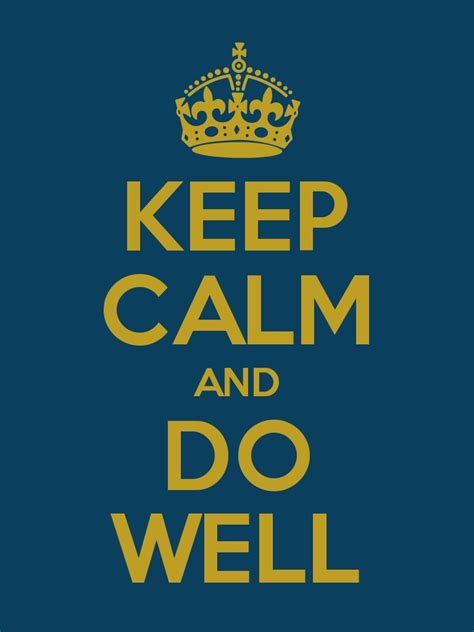 Keep Calm and Do Well – Top Achievers' Programme