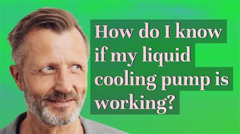 How Do I Know If My Liquid Cooling Pump Is Working Youtube