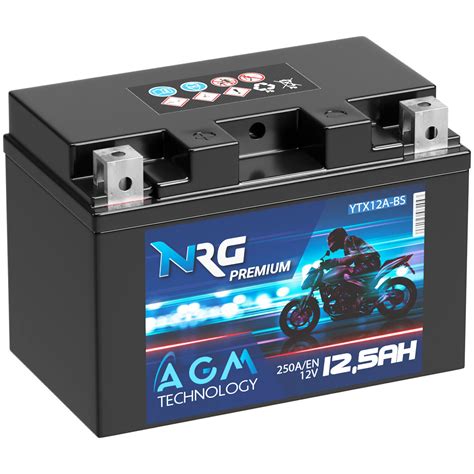 Nrg Ytx A Bs Agm Motorradbatterie Ah V Batterie Yt A Bs